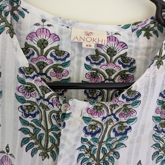 Anokhi hand block printed Women's top - Picture 2 of 6